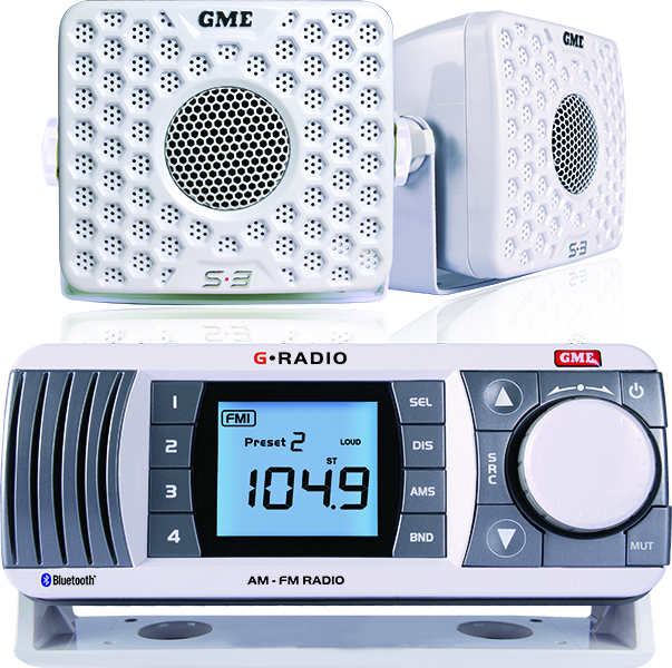 GME Marine AM/FM Radio with Bluetooth